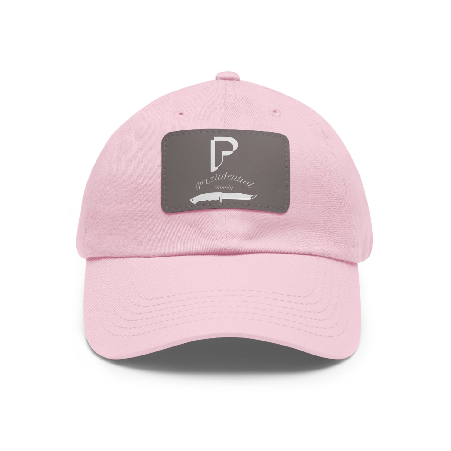 Preziidential Merch - Dad Hat with Leather Patch (Rectangle)