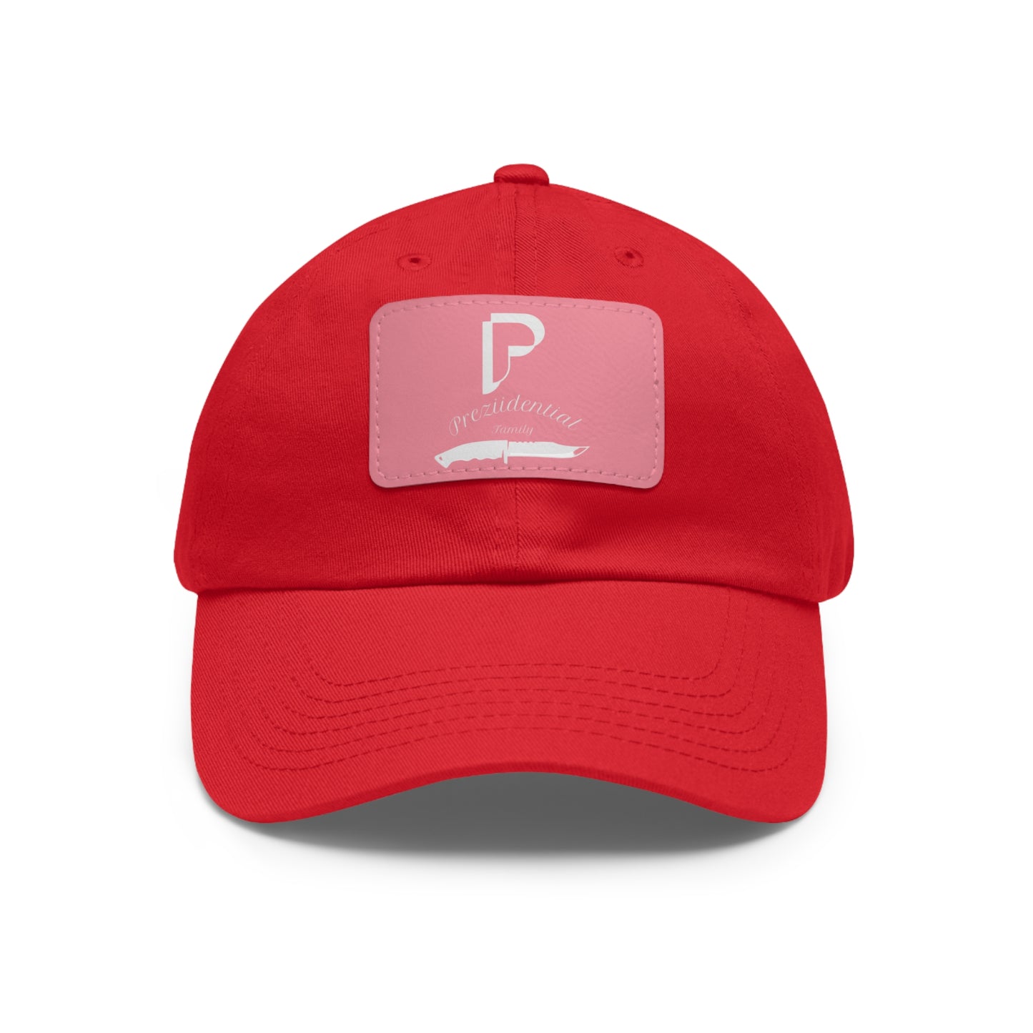 Preziidential Merch - Dad Hat with Leather Patch (Rectangle)