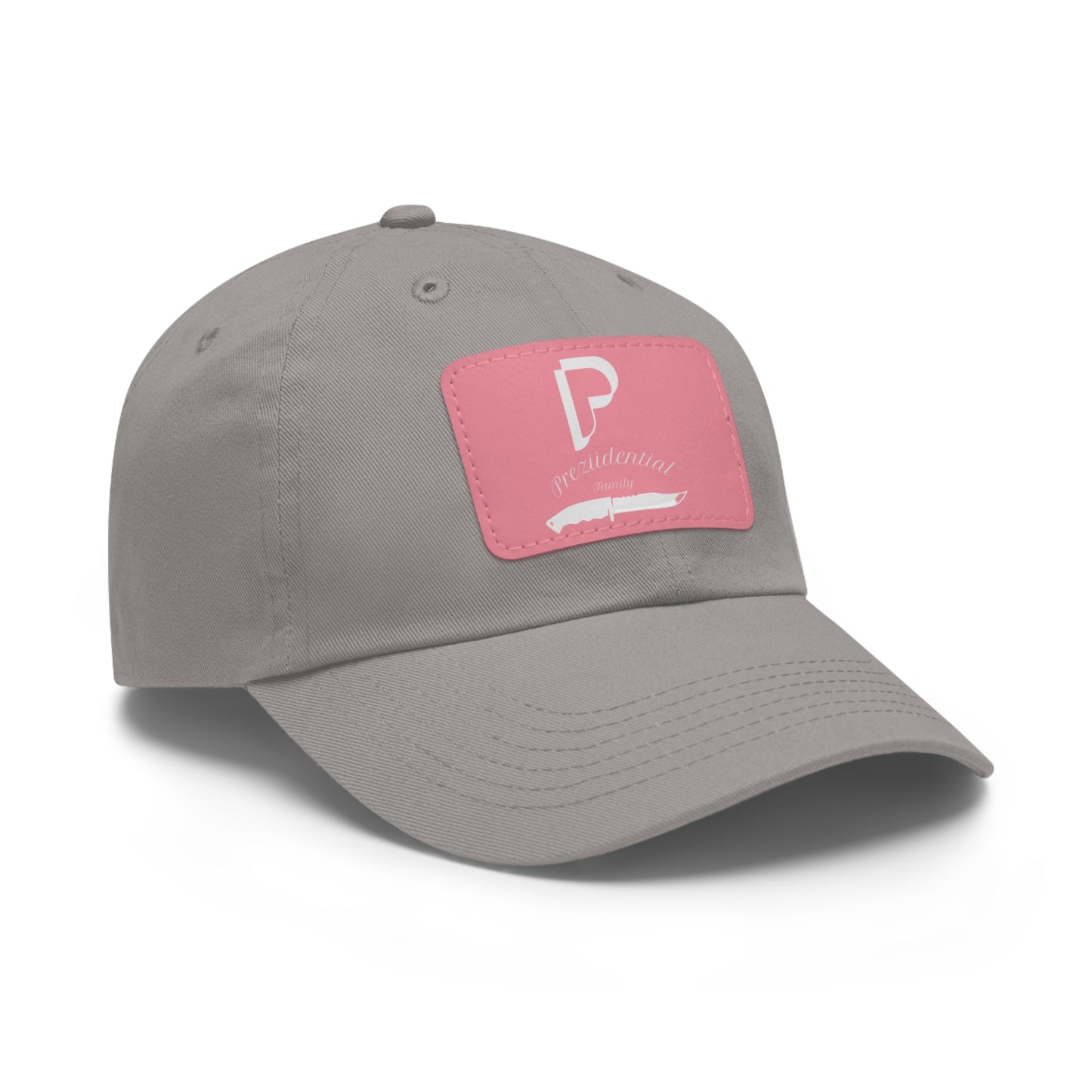 Preziidential Merch - Dad Hat with Leather Patch (Rectangle)