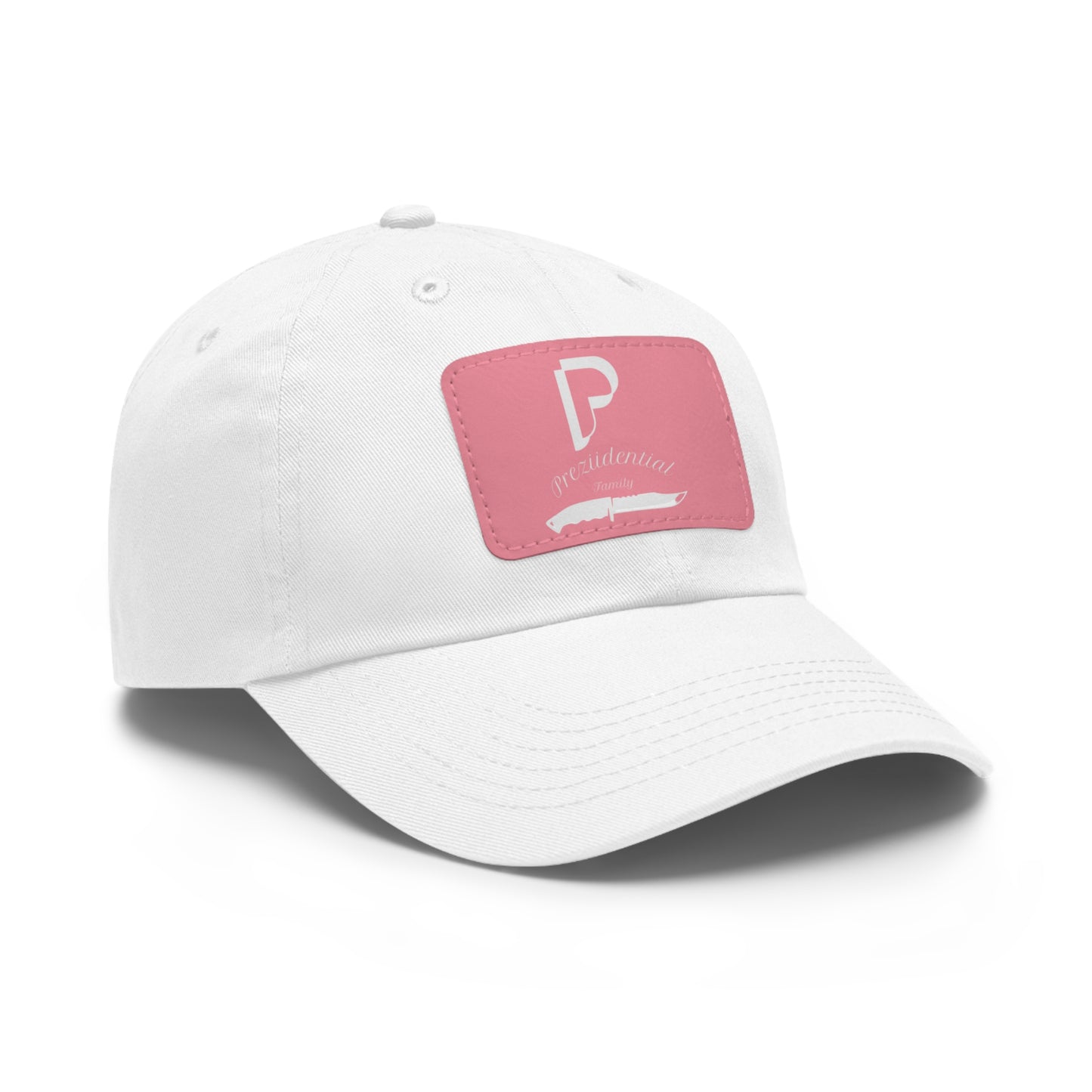 Preziidential Merch - Dad Hat with Leather Patch (Rectangle)