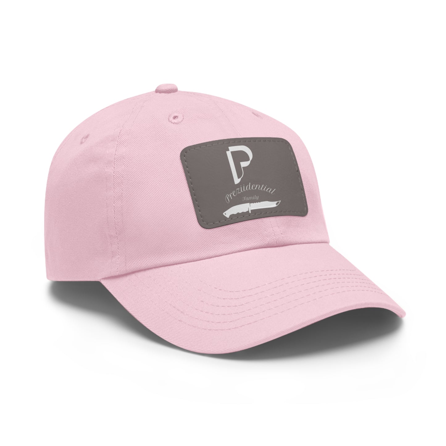 Preziidential Merch - Dad Hat with Leather Patch (Rectangle)