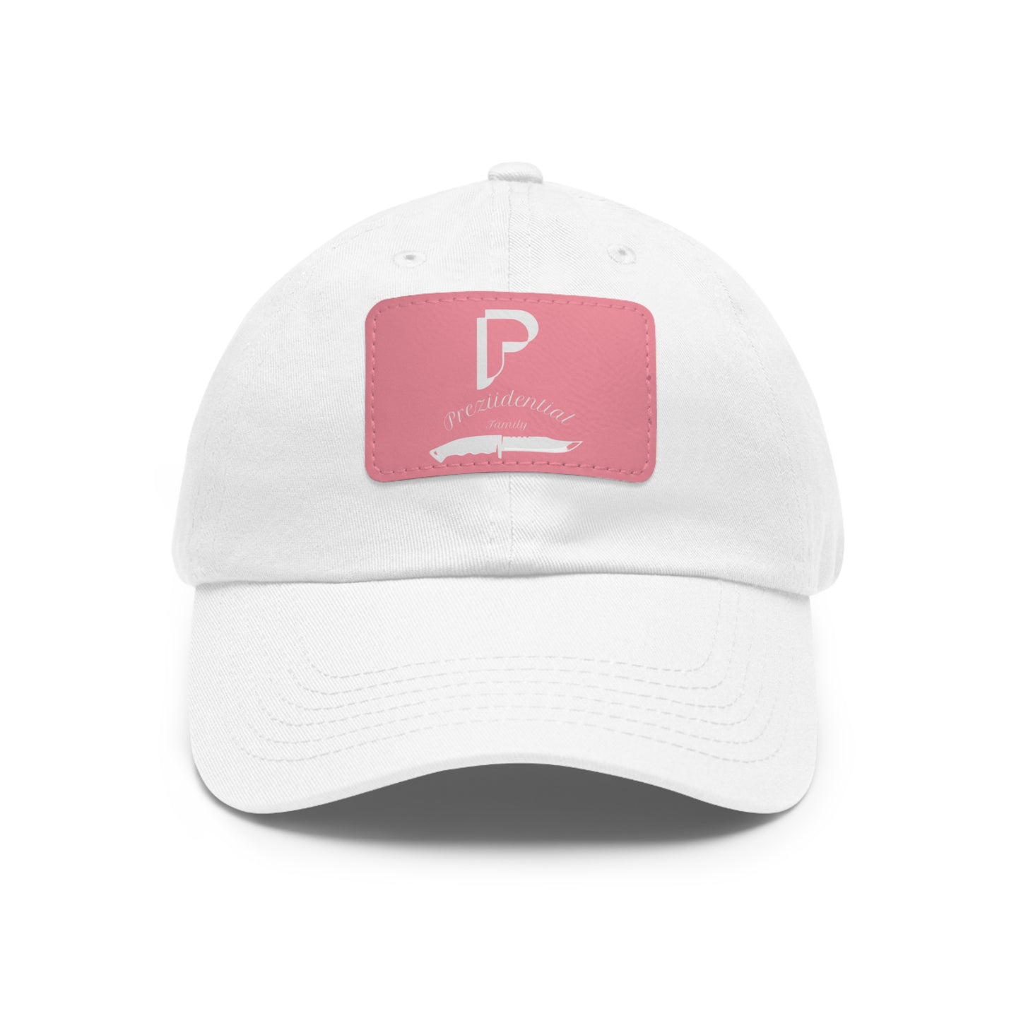 Preziidential Merch - Dad Hat with Leather Patch (Rectangle)