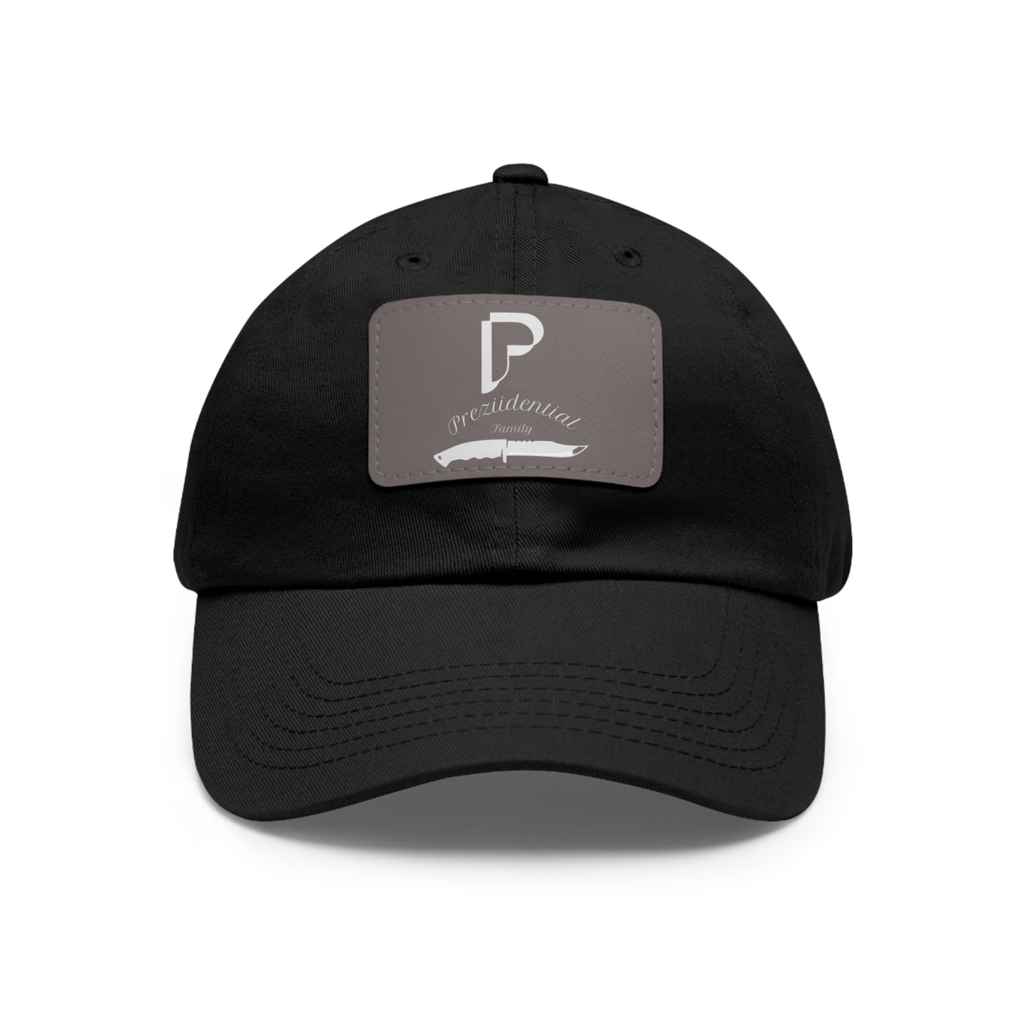 Preziidential Merch - Dad Hat with Leather Patch (Rectangle)