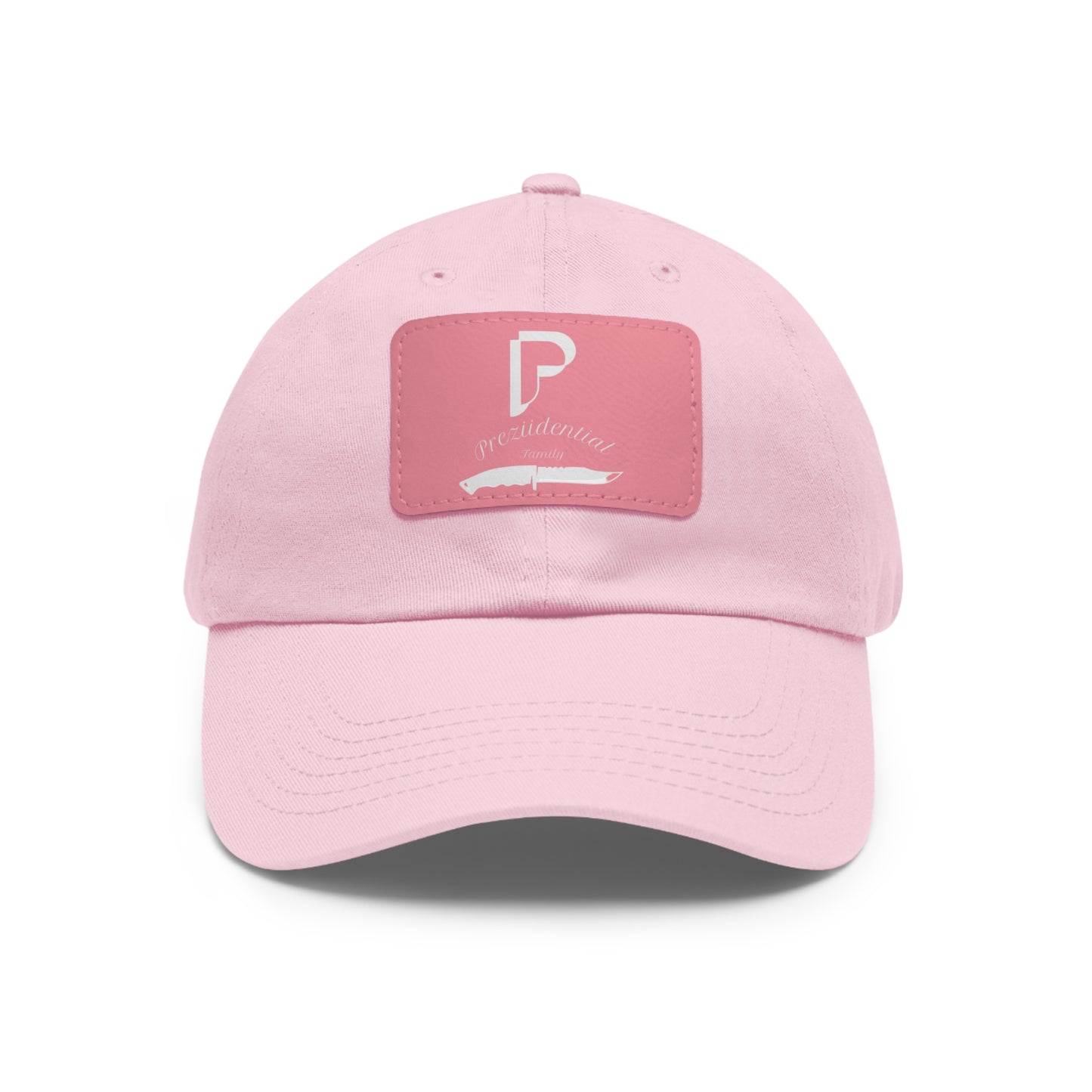 Preziidential Merch - Dad Hat with Leather Patch (Rectangle)