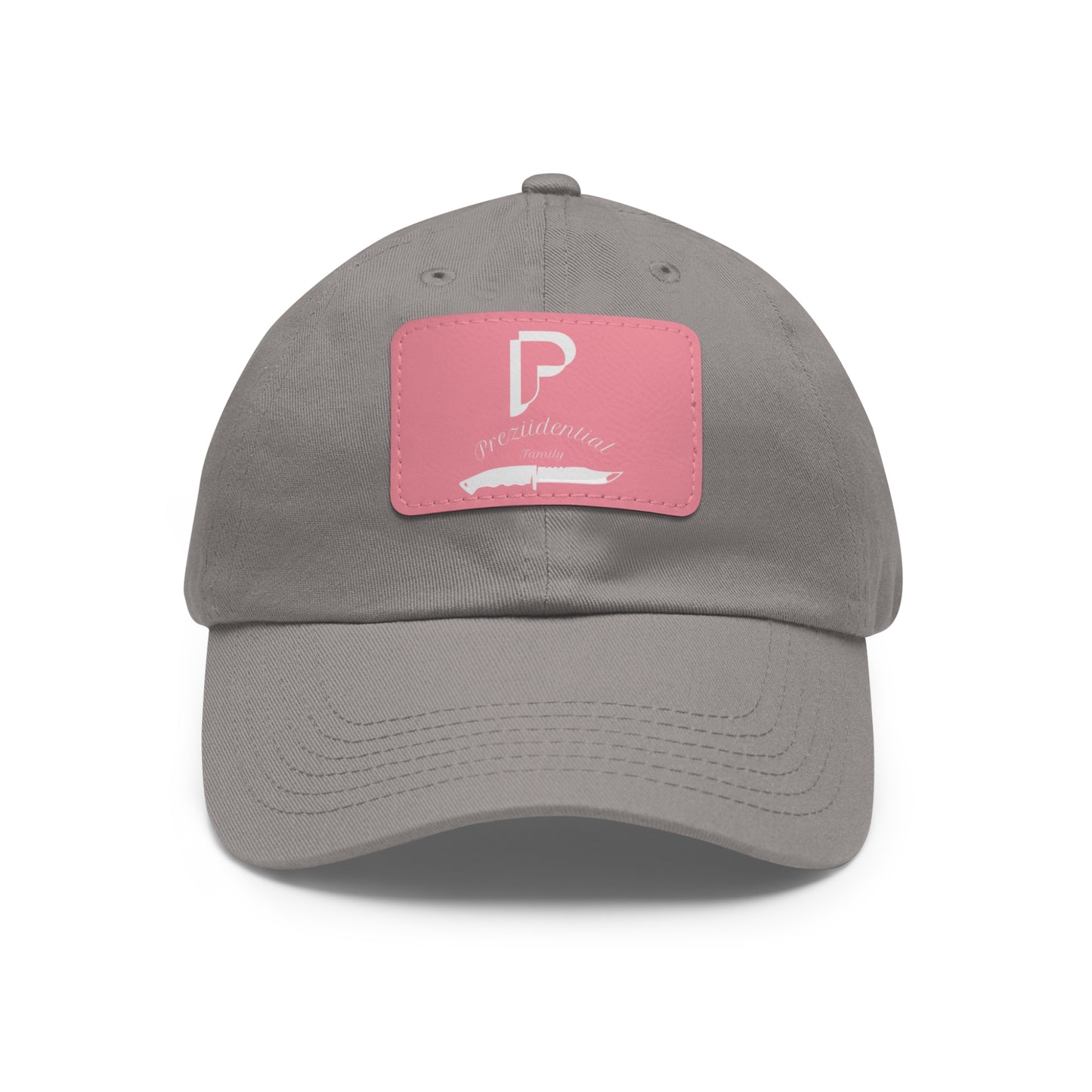 Preziidential Merch - Dad Hat with Leather Patch (Rectangle)