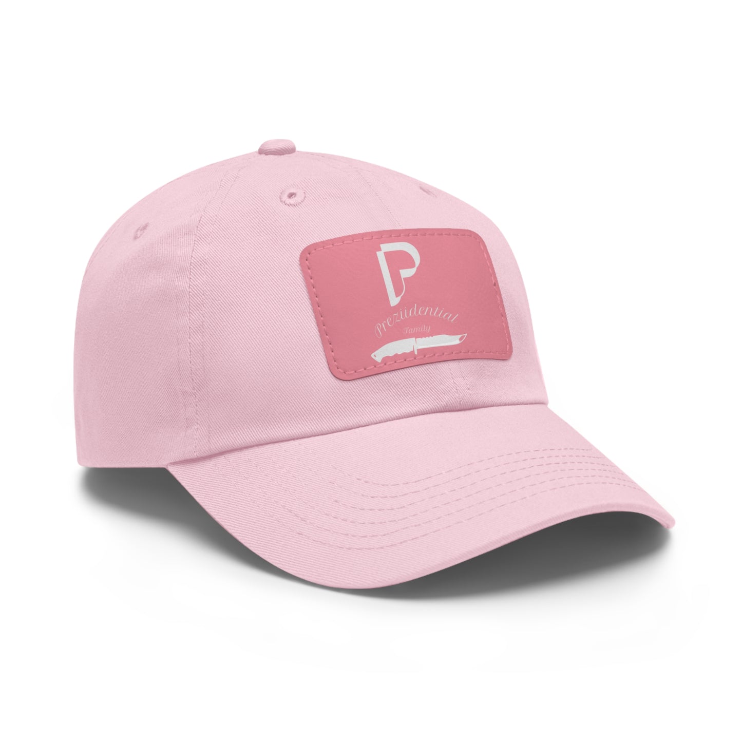 Preziidential Merch - Dad Hat with Leather Patch (Rectangle)