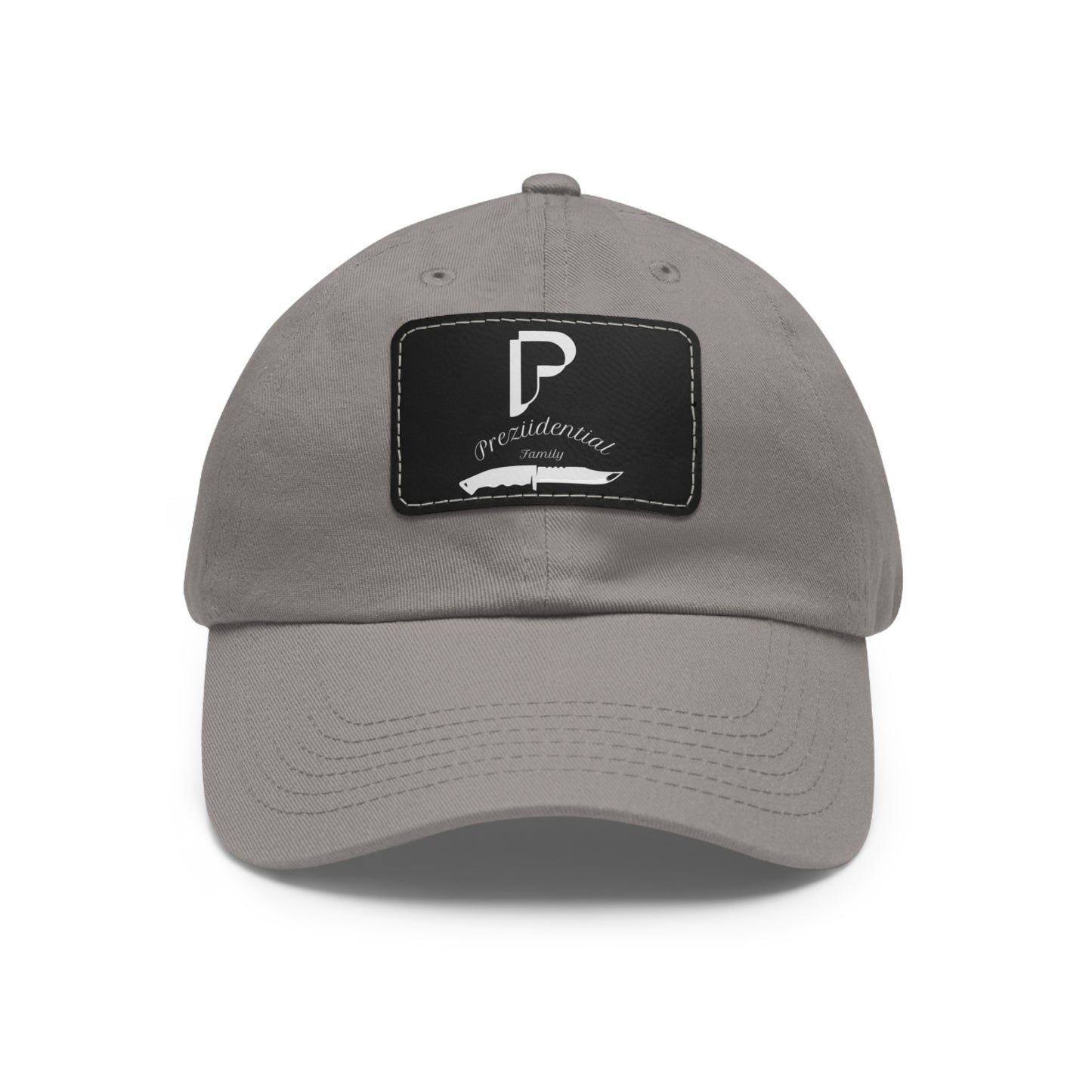 Preziidential Merch - Dad Hat with Leather Patch (Rectangle)