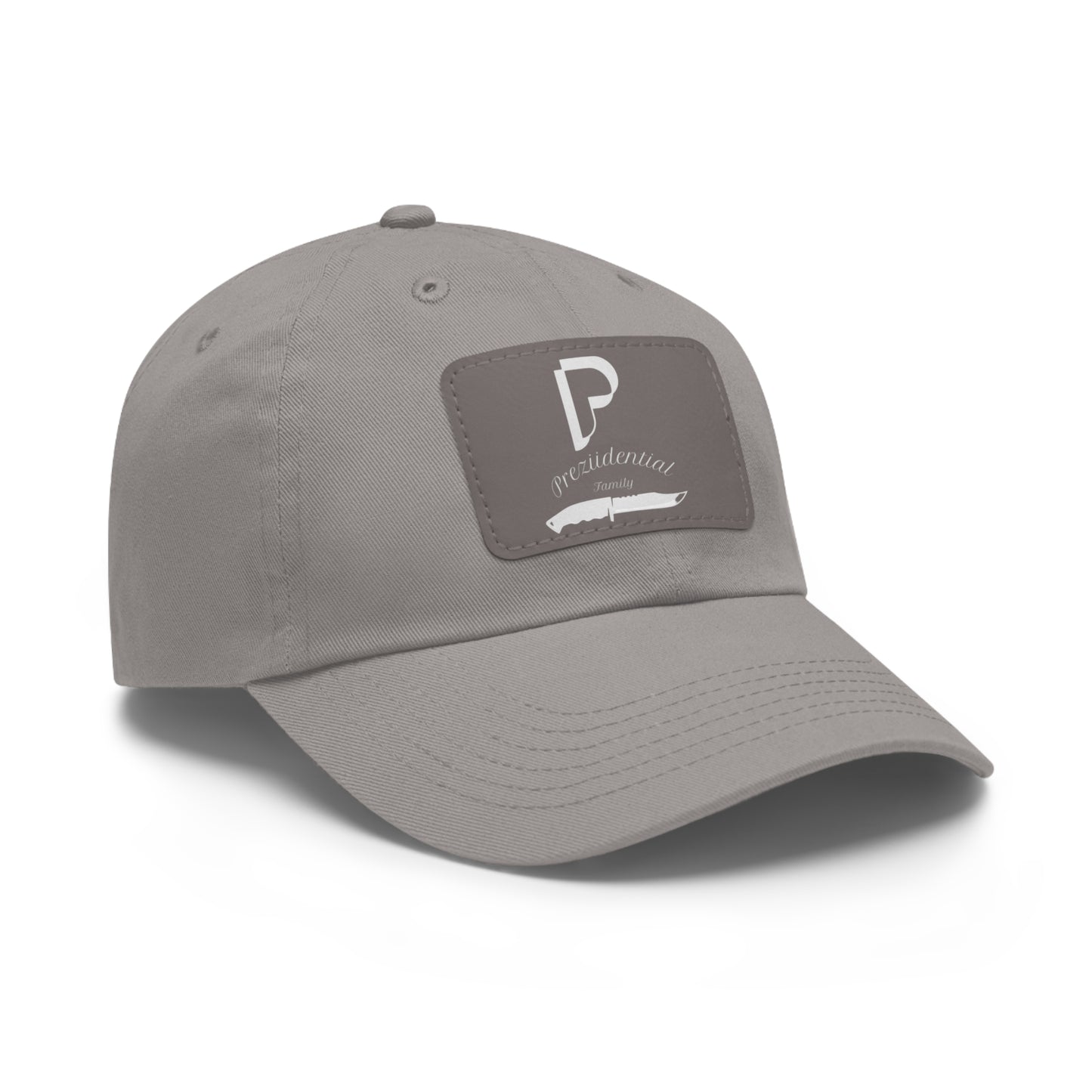 Preziidential Merch - Dad Hat with Leather Patch (Rectangle)