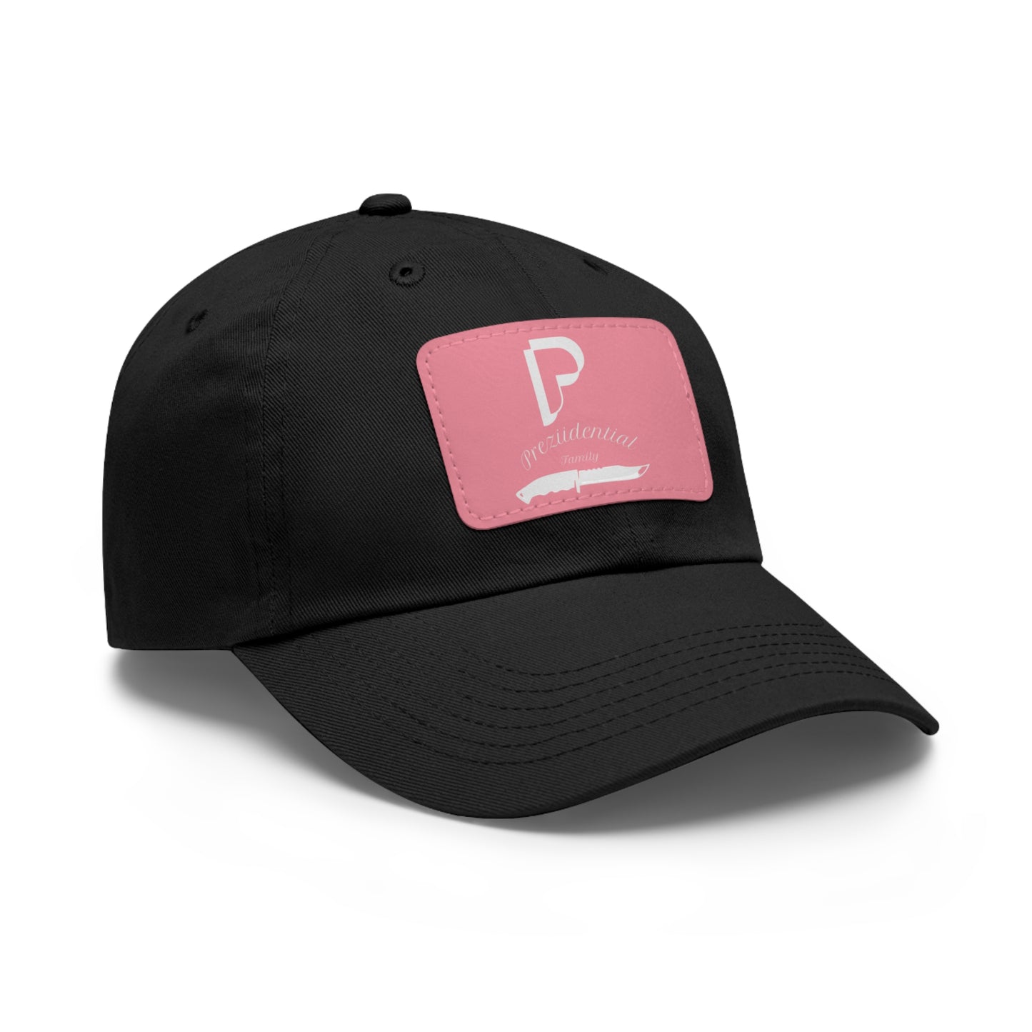 Preziidential Merch - Dad Hat with Leather Patch (Rectangle)