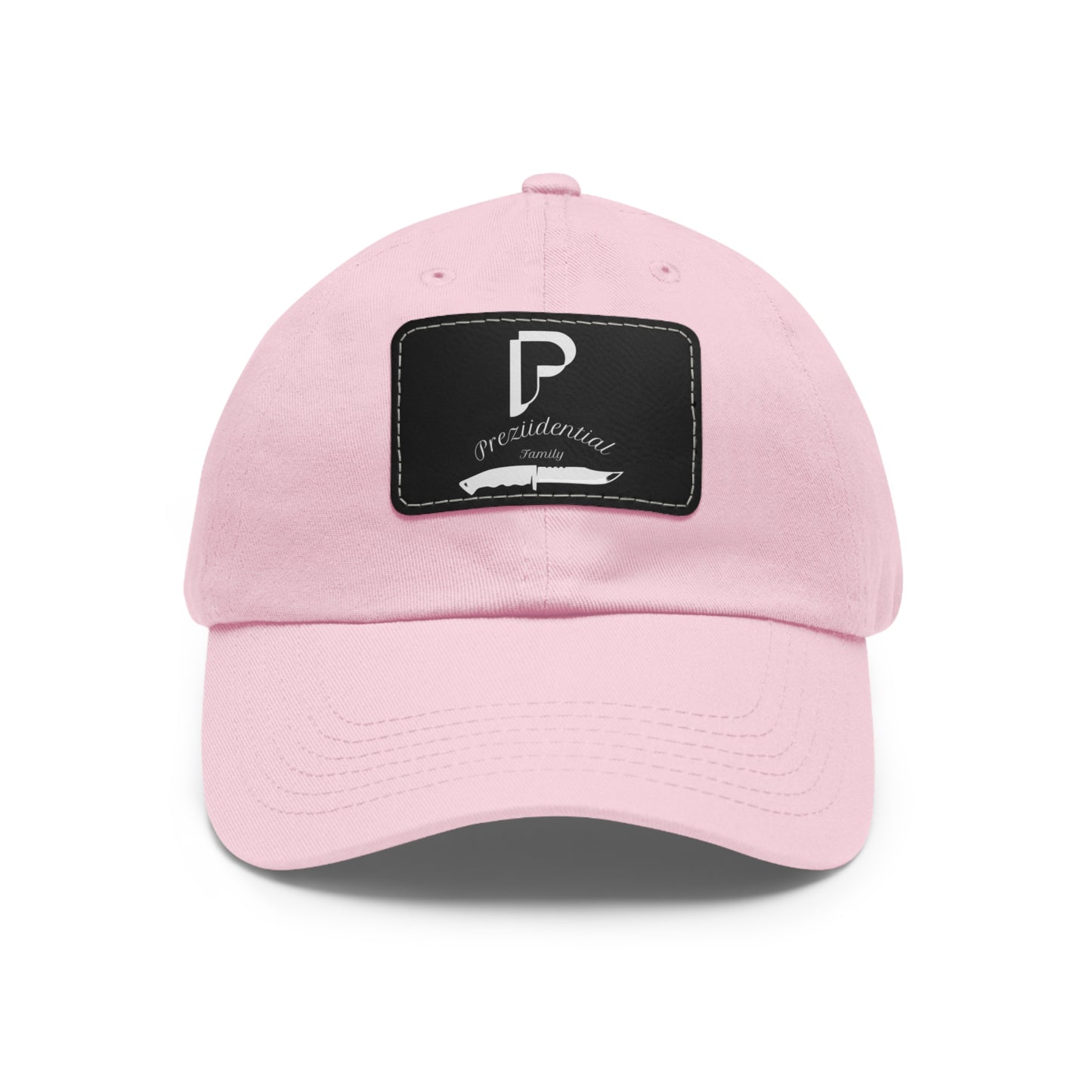 Preziidential Merch - Dad Hat with Leather Patch (Rectangle)