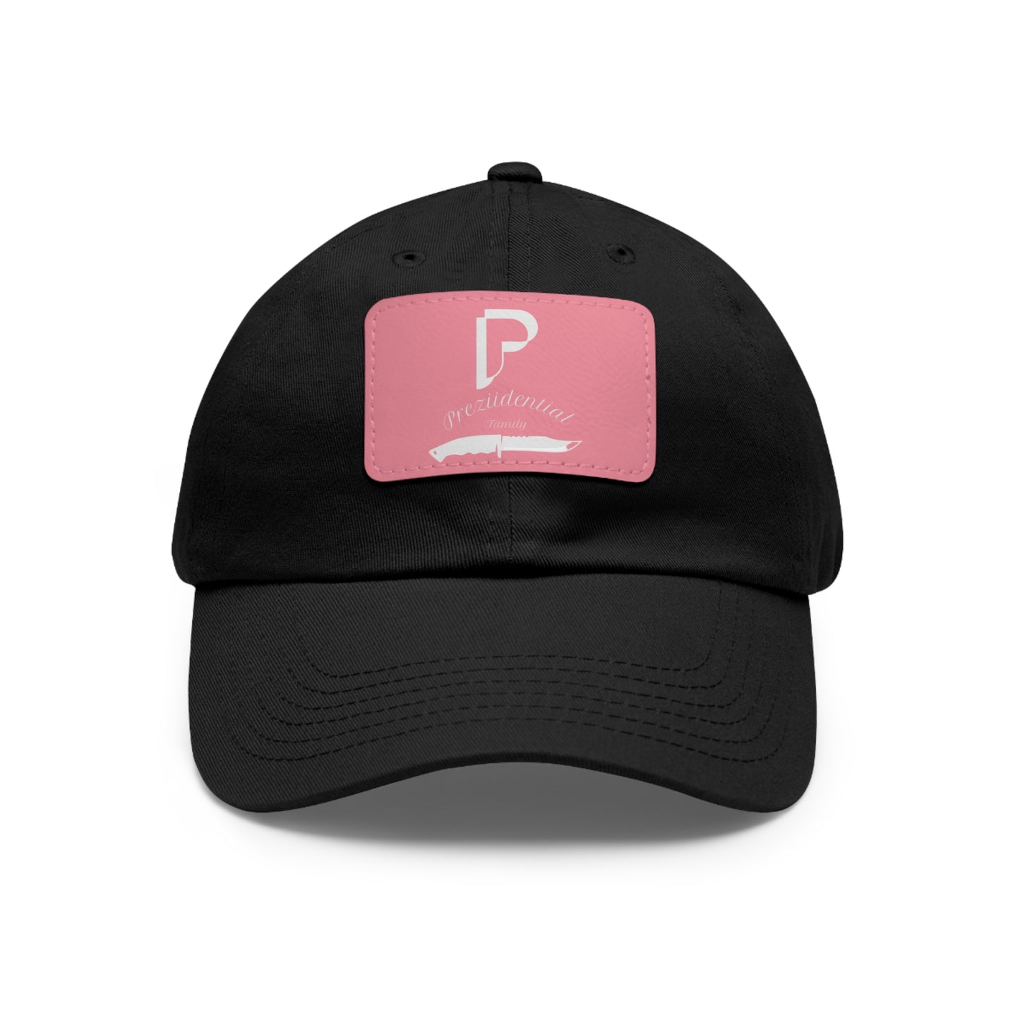 Preziidential Merch - Dad Hat with Leather Patch (Rectangle)